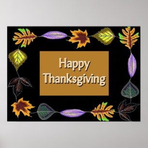 Poster Happy Thanksgiving