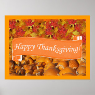 Poster Happy Thanksgiving