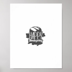 Poster happy thanksgiving