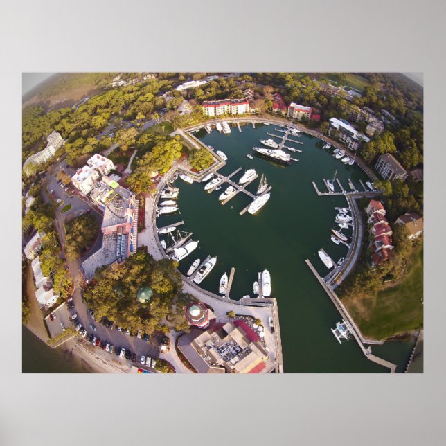 Poster Harbour Town Golf Links, Hilton Head Island, États (Devant)