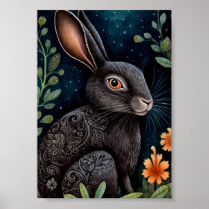 Poster Hare de minuit