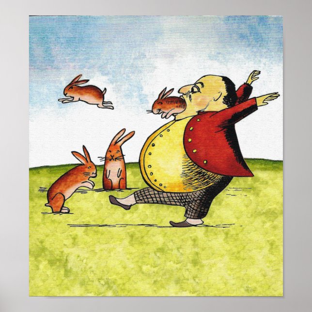 Poster Hares errants (Devant)