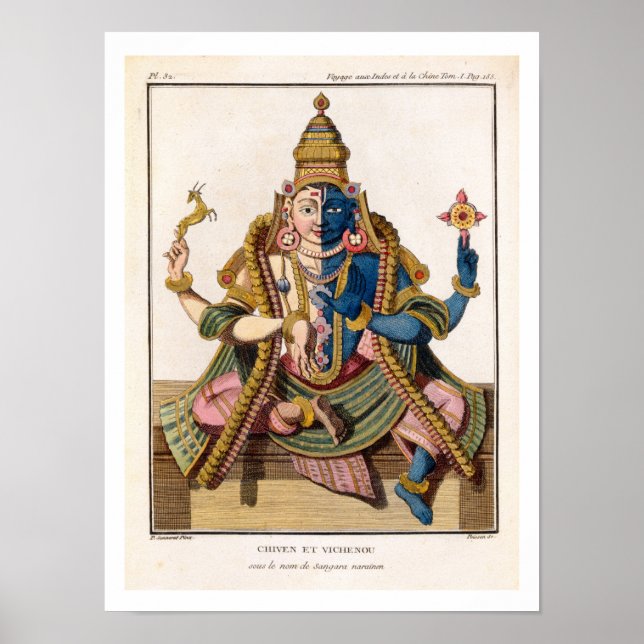 Poster Hari-Hara, de Voyage aux Indes et à la Chine (Devant)