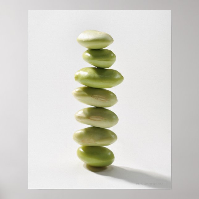 Poster Haricots, Aliments (Devant)