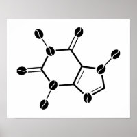 haricots moléculaires de caféine
