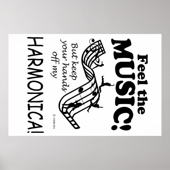 Poster Harmonica Sent La Musique (Devant)