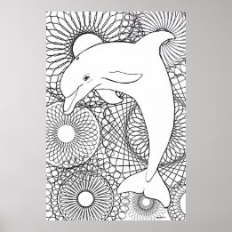 Poster Harmonie du dauphin