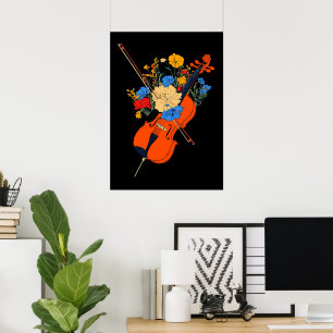 Poster Harmonie en fleurs