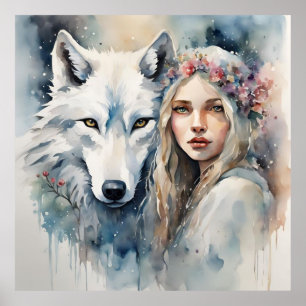 Poster Harmonie mythique de la nature"