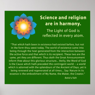 Poster Harmonie Science Religion