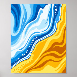 Poster Harmony of Water and Fire Waves