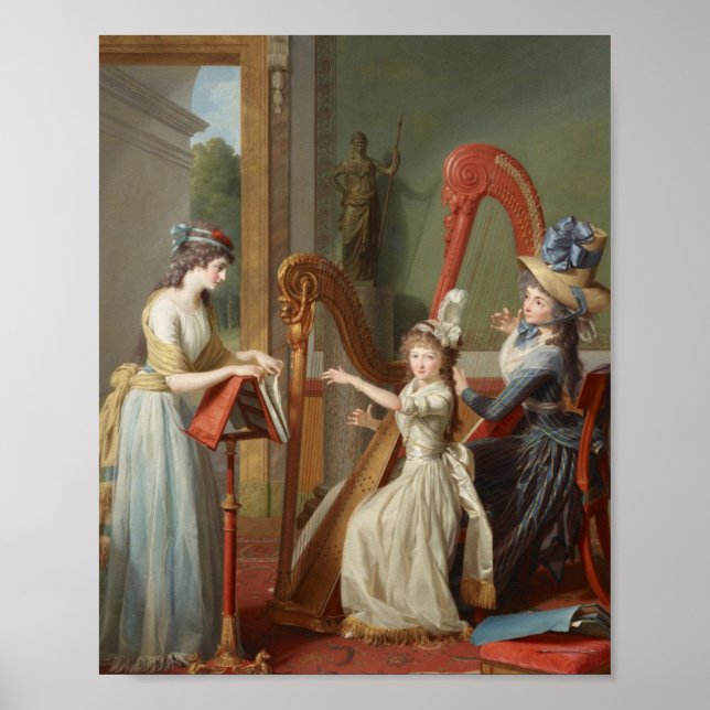Poster Harp Lesson (Devant)