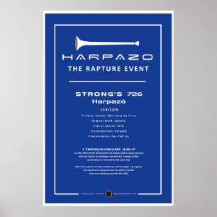 Poster Harpazo Rapture, événement