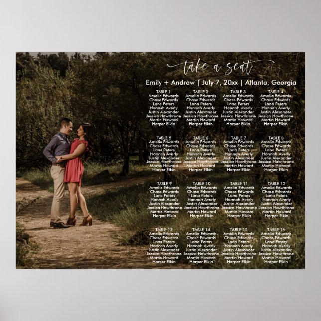 Poster HARPER Moderne Sièges photo Modèle (Devant)