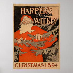 Poster Harpers hebdomadaire par Edward Penfield.
