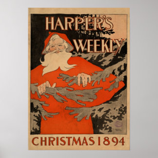 Poster Harpers hebdomadaire par Edward Penfield.
