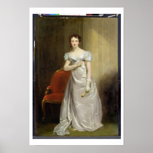Poster Harriet Smithson (1800-1854) en tant que Miss Dori (Devant)