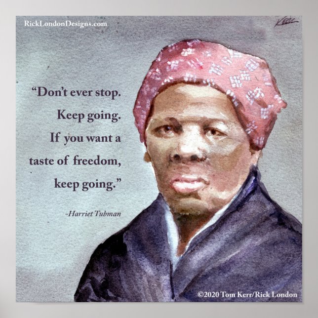 Poster Harriet Tubman & Citation (Devant)