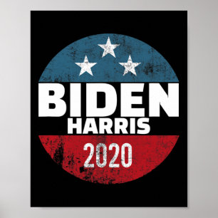 Poster Harris 2020 Joe Biden Kamala Harris Élection Butto