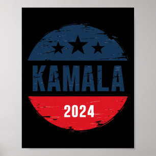 Poster Harris 47 The President Usa America 2024 Election 