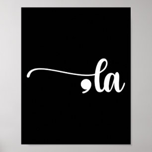 Poster Harris Comma La ponctuation La