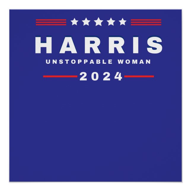 Poster Harris Femmes imparables | Élection 2024 (Devant)