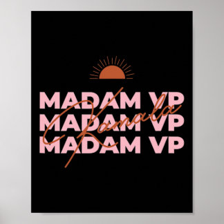 Poster Harris Madame la Vice-Présidente Feminist Icon Vp 
