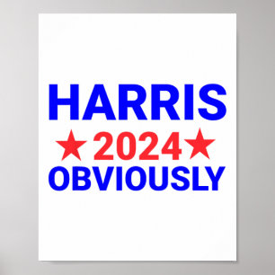 Poster Harris Pour Le Président, Évidemment 1
