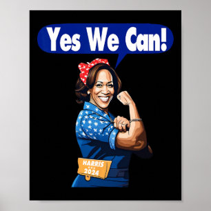 Poster Harris Présidente 2024 Oui Nous Pouvons 
