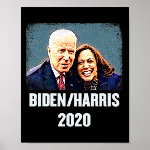 Poster Harris Victory Portrait Joe Biden Kamala Harris 20