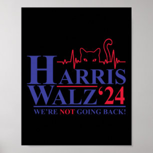 Poster Harris Waltz 2024 Nous ne retournons pas drôle Cha
