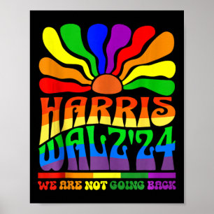 Poster Harris Waltz 2024 Nous ne retournons pas Gay pride