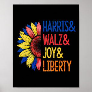 Poster Harris Wheimer Joy Liberty - Harris Waltz 2024 Ret