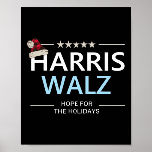 Poster Harris Wheimer L'Espoir De Noël Pour Le Dem Des Va