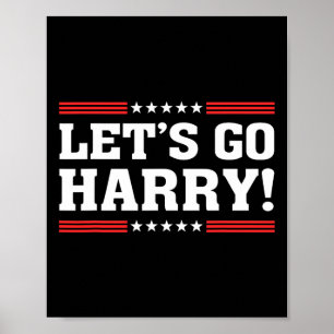 Poster Harry B Funny Harris W Allons-y Harry 2024 Kamala