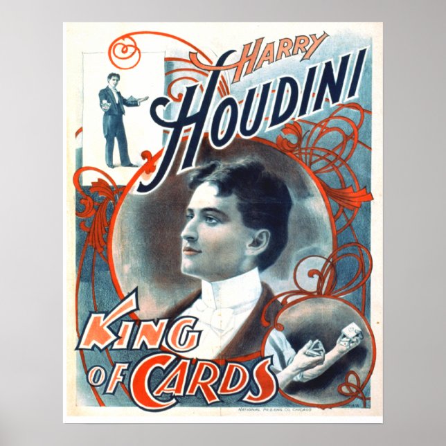 Poster Harry Houdini (Devant)