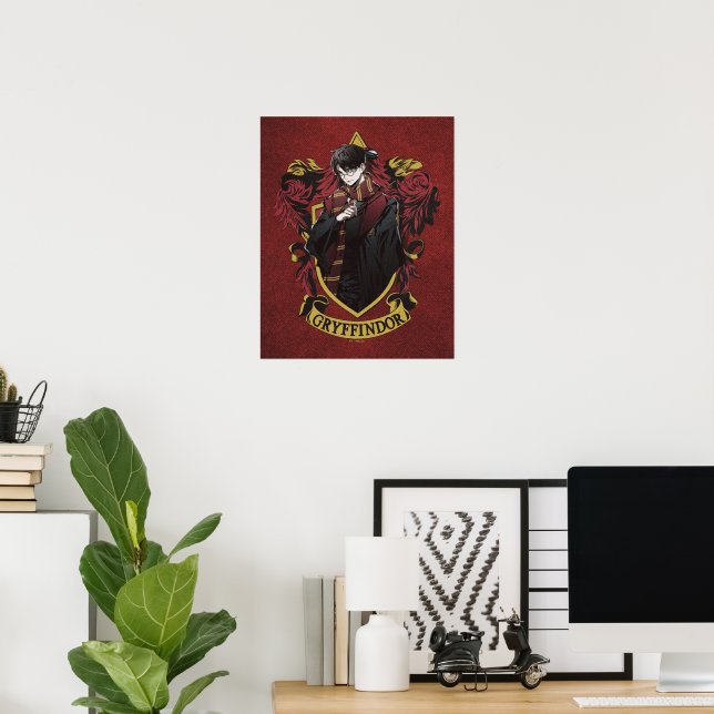 Poster HARRY POTTER™ | Anime HARRY POTTER™ Crest (Bureau à domicile)