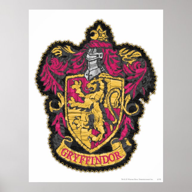 Poster Harry Potter | Armoiries de la maison Gryffondor (Devant)