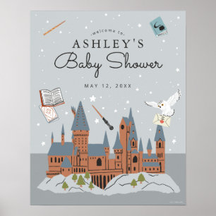 Poster Harry Potter   Baby Shower Château de Poudlard