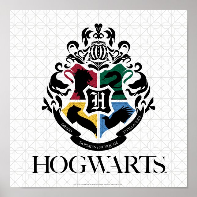 Poster Harry Potter | Blason de l'école HOGWARTS™ (Devant)
