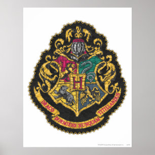 Poster Harry Potter   Blason de Poudlard