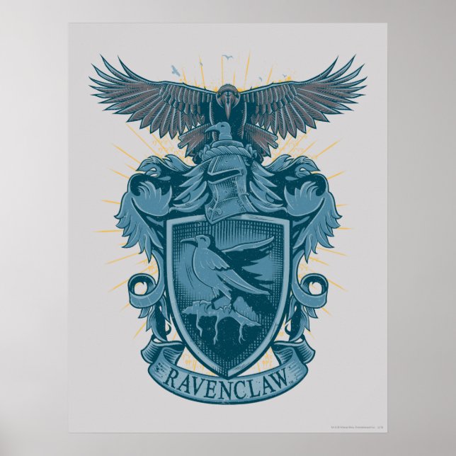 Poster Harry Potter | Blason de Serdaigle (Devant)
