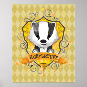 Poster Harry Potter Charme HUFFLEPUFF™ Crest