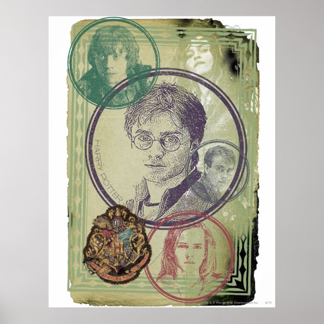 Poster Harry Potter Collage 9 (Devant)