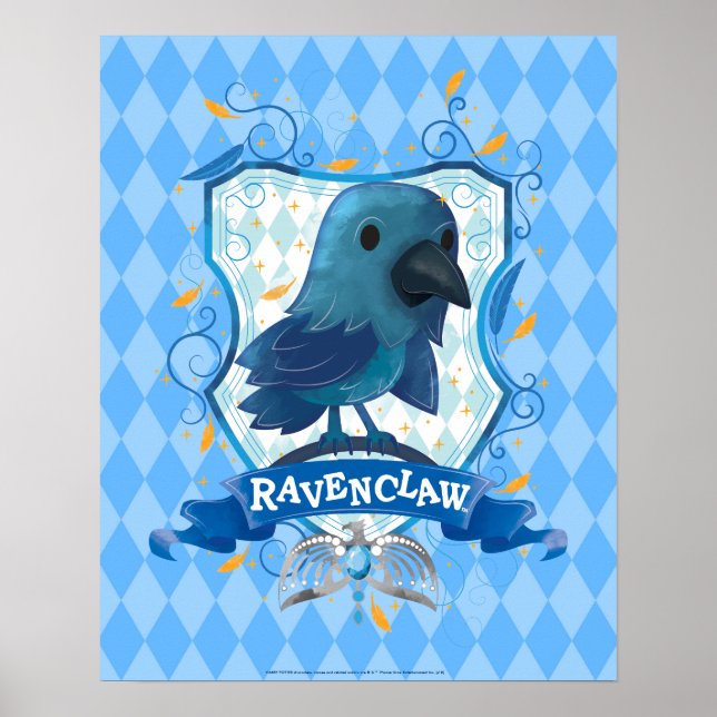 Poster Harry Potter | Crête RAVENCLAW™ de charme (Devant)