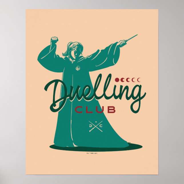 Poster HARRY POTTER™ Dueling Club Graphisme (Devant)