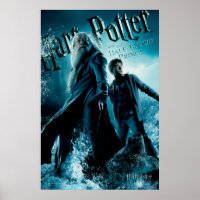 Harry Potter et Dumbledore sur des rochers 1