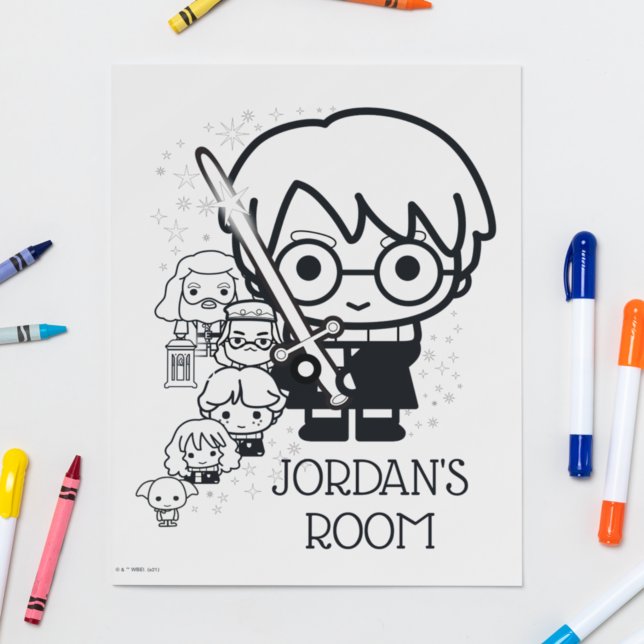 Poster HARRY POTTER ET LA CHAMBRE DE SECRETS™ Coloriage (Créateur téléchargé)