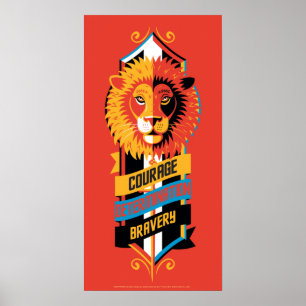 Poster Harry Potter   GRYFFINDOR™ Blason de la Maison des