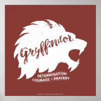 Harry Potter | GRYFFINDOR™ Typographie en silhouet